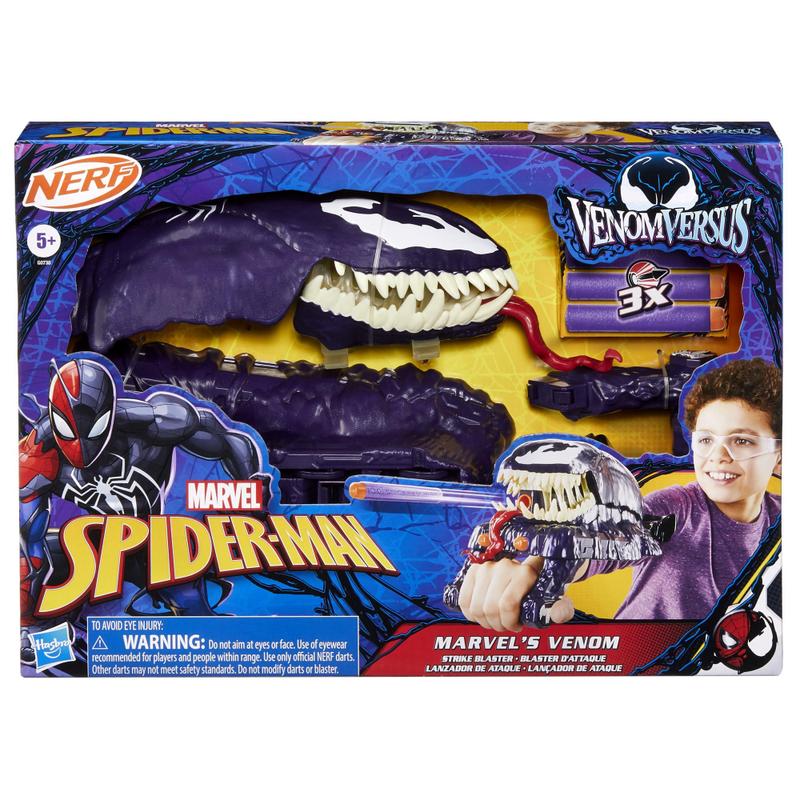 Nerf スパイダーマン vs. ヴェノム ダートタグ リストブラスター 644a3a234a3d000323fa7d5c236171